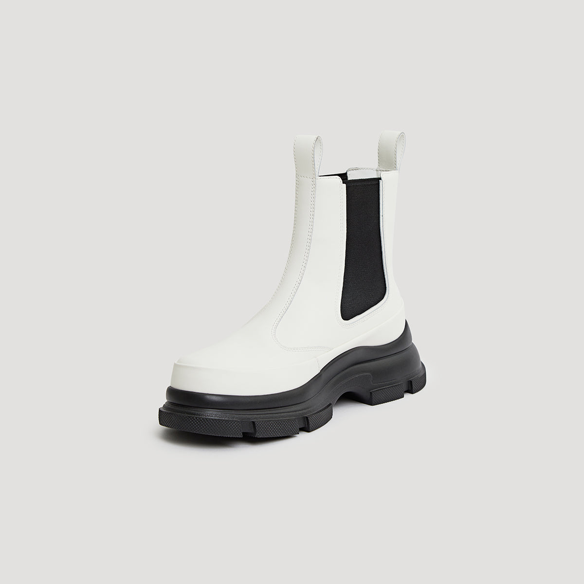 GAO EVA CHELSEA - WHITE/BLACK – both paris