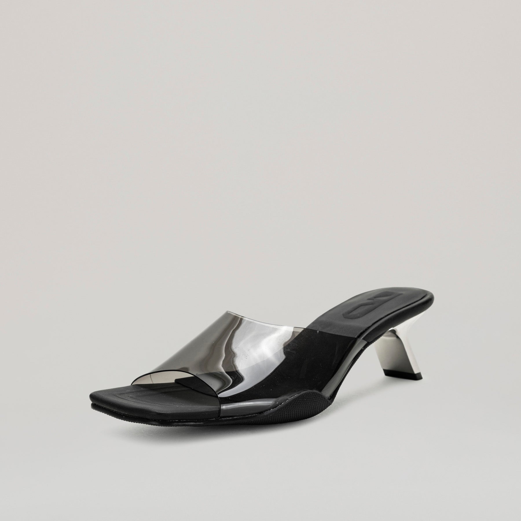 CLANE LADY LINE MULESミュール ブラック サイズ36 both - 40MM KITTEN HEELED PVC MULE-BLACK – both paris