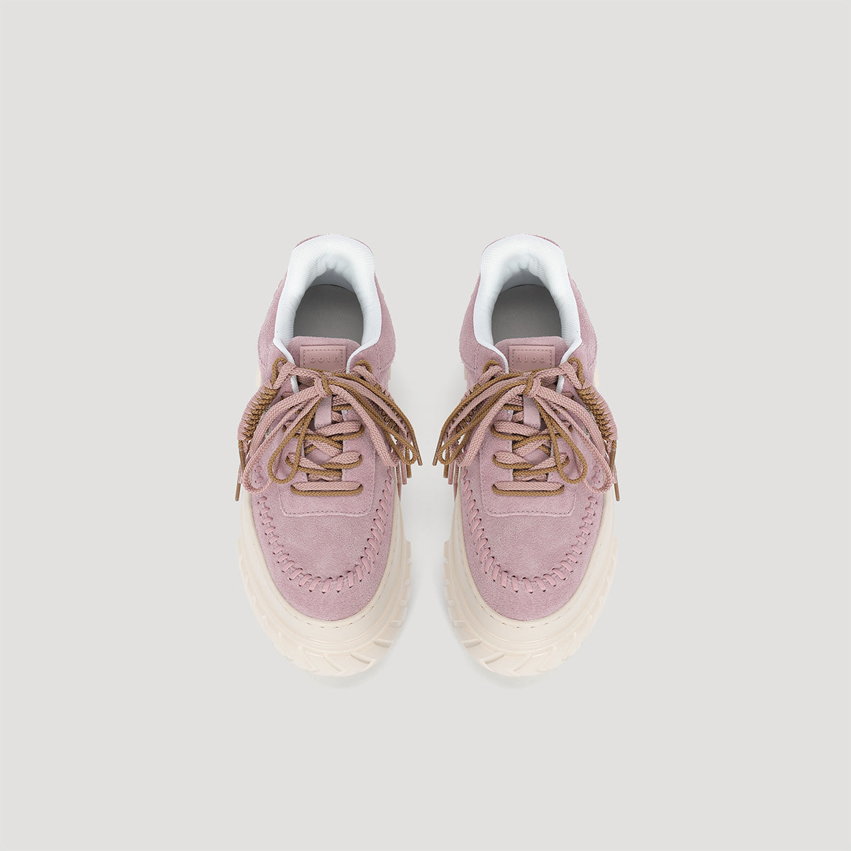 both - TYRES PLATFORM SIGNATURE SNEAKER-DUSTY-PINK/BEIGE – both paris