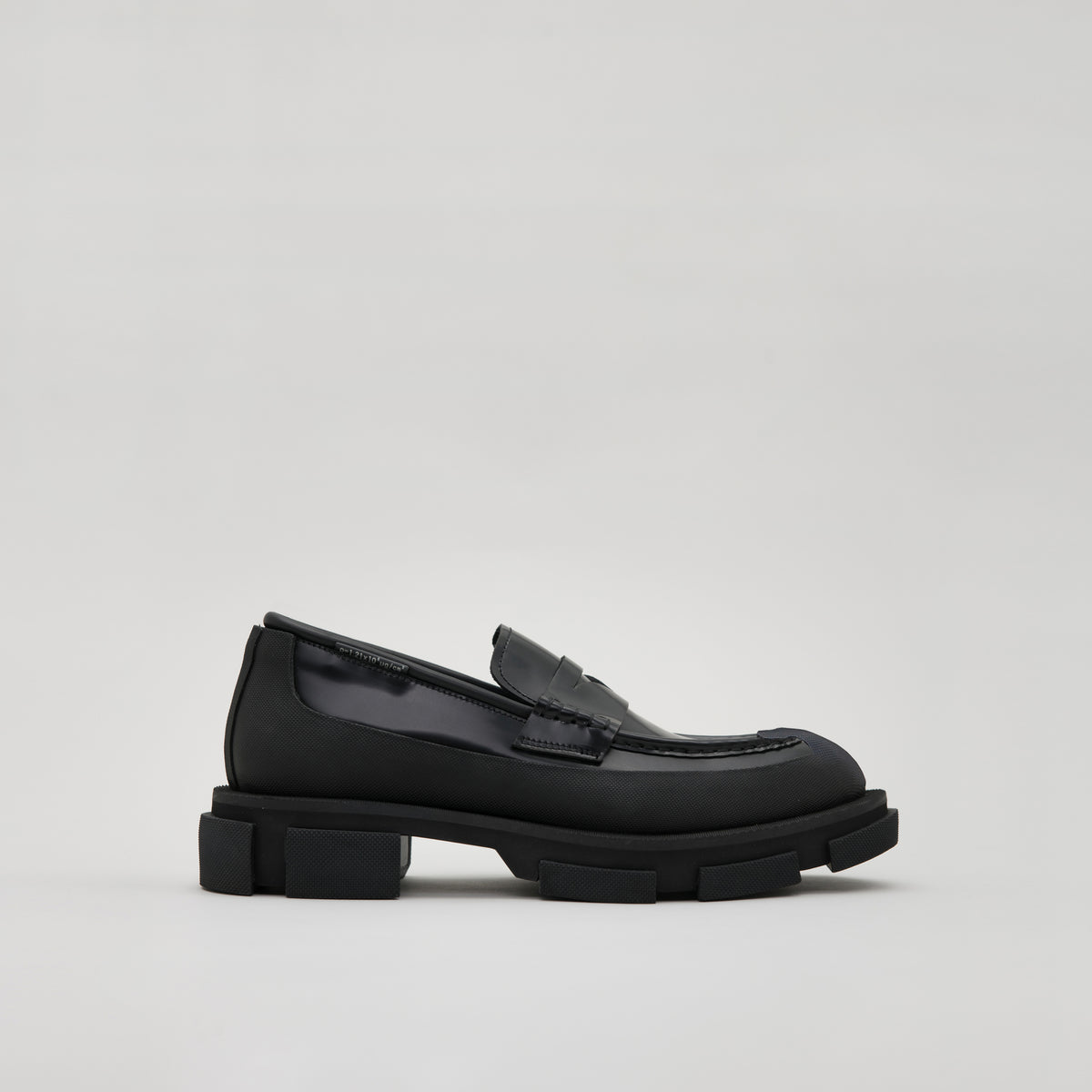 both - GAO LOAFER-SPAZZOLATO-BLACK