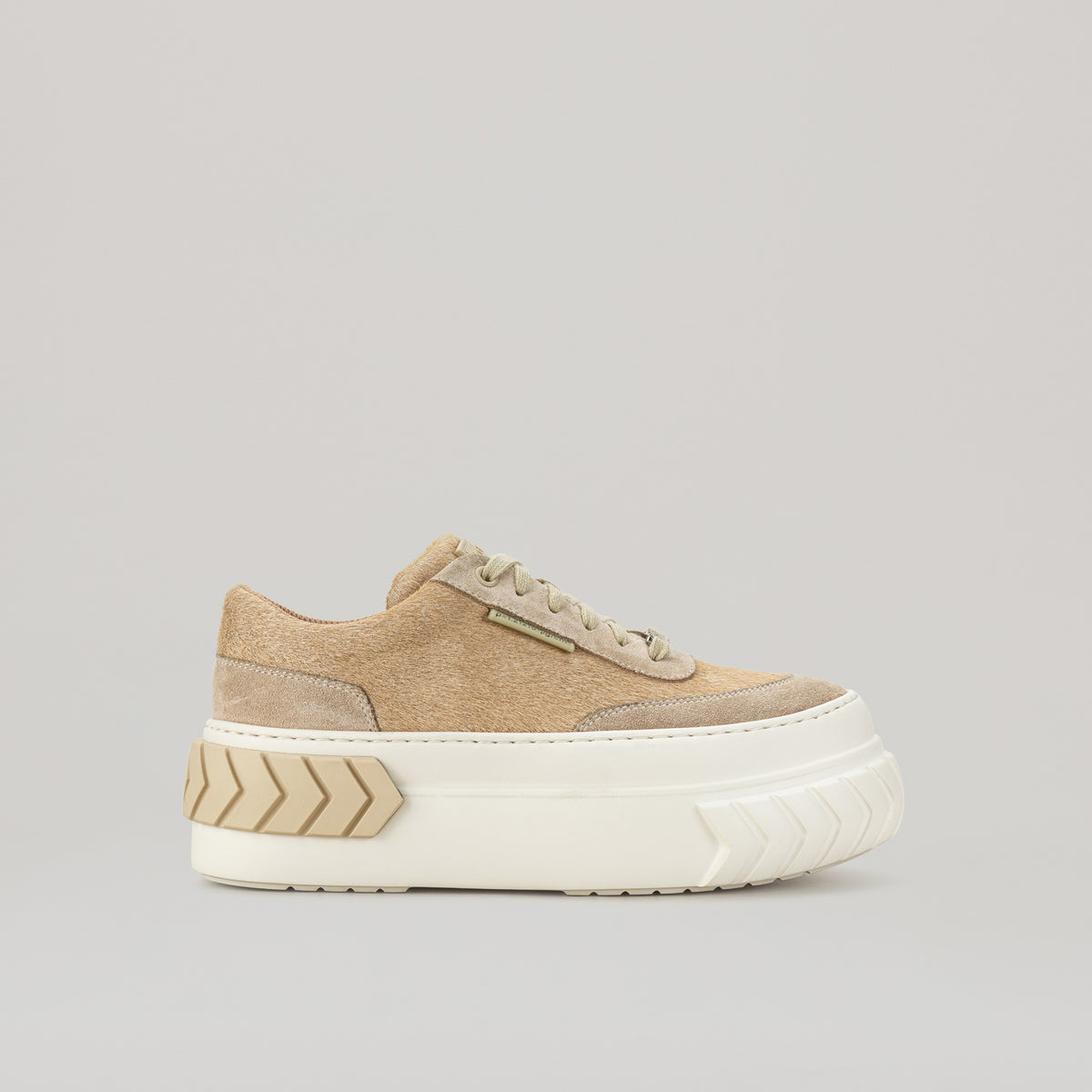 both - TYRES PLATFORM LOW TOP-BEIGE/WHITE