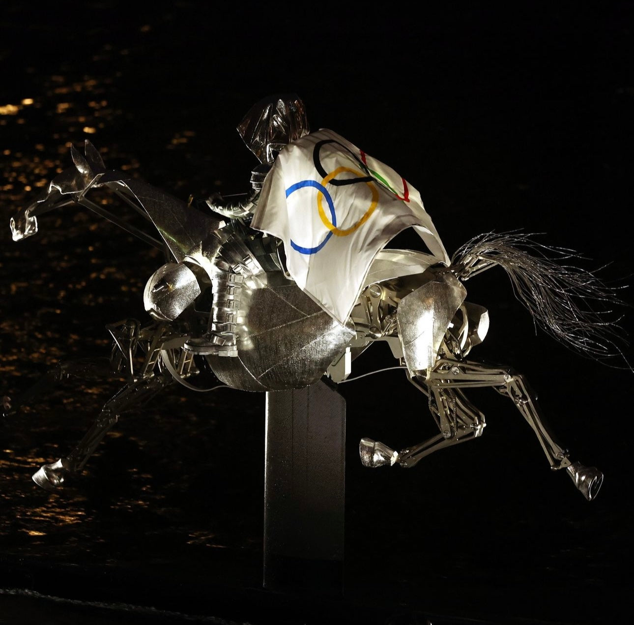 BOTH SHOES WORN BY PARIS OLYMPIC GAME OPENING CEREMONY’S JOAN OF ARC