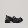 both-GAO PIERCED LOAFER-BLACK