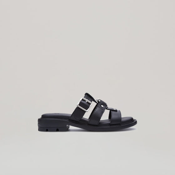 both - RE:RE SANDALS-BLACK