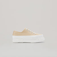 both - EVA PLATFORM SNEAKER-WHITE/BEIGE
