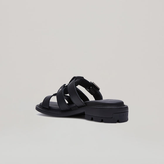 both - RE:RE SANDALS-BLACK