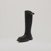 both-GAO PIERCED KNEE BOOT-BLACK