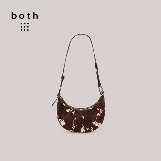 both - GAO SHOULDER BAG-BROWN/CREAM