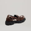 both-GAO PIERCED LOAFER-BROWN/CREAM