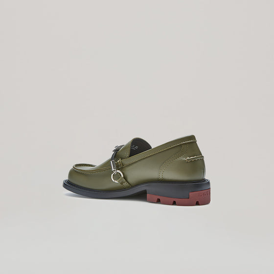 both-RE:RE MOCCASIN LOAFER-BROWN/GREY