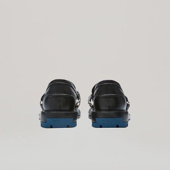 both-RE:RE MOCCASIN LOAFER-BLACK