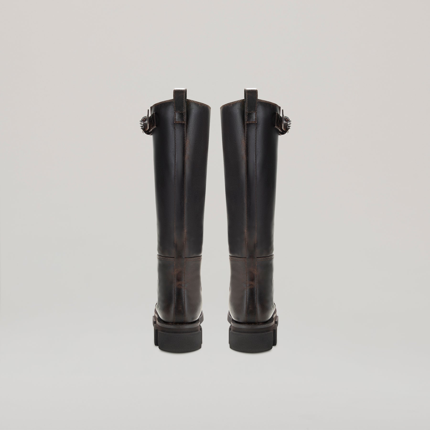 both-GAO PIERCED KNEE BOOT-BROWN | both Paris - Fashion both-GAO PIERCED KNEE BOOT-BROWN | both Paris - Fashion