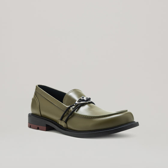 both-RE:RE MOCCASIN LOAFER-BROWN/GREY