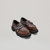 both-GAO PIERCED LOAFER-BROWN