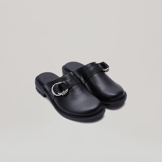 both - RE:RE MULES-BLACK