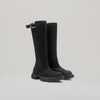 both-GAO PIERCED KNEE BOOT-BLACK