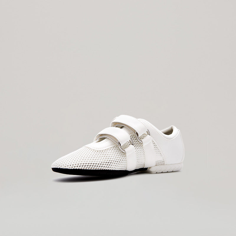 TYRES GLIDER MESH SNEAKER - WHITE/BLACK