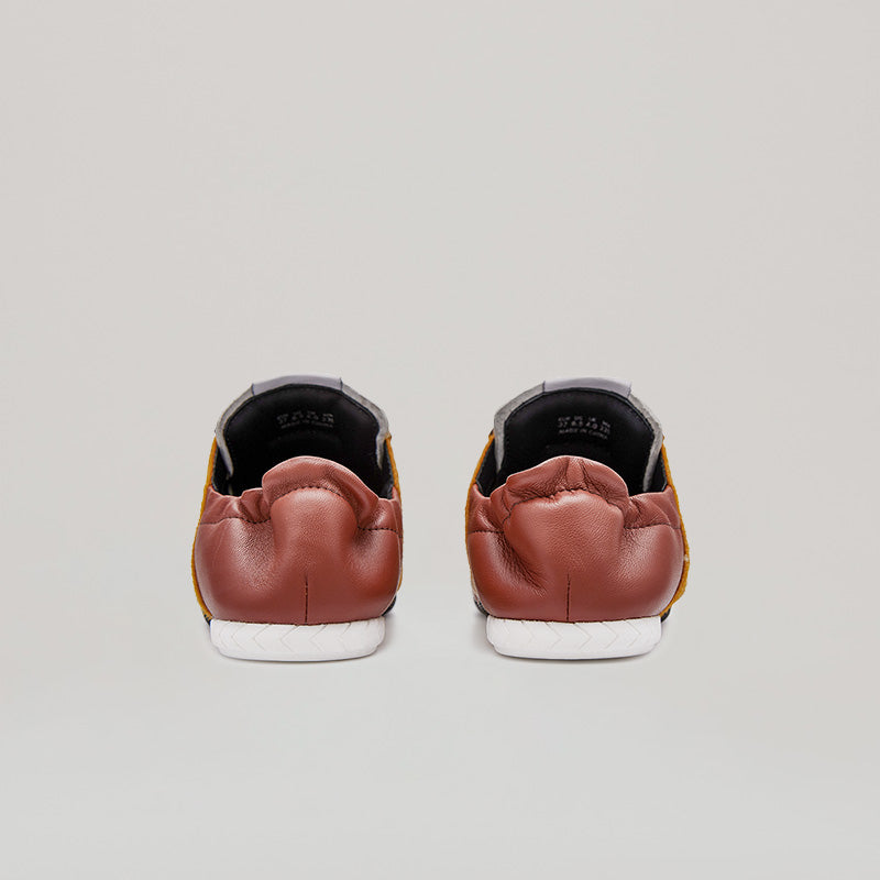 TYRES GLIDER LACED UP SNEAKER - BROWN/WHITE