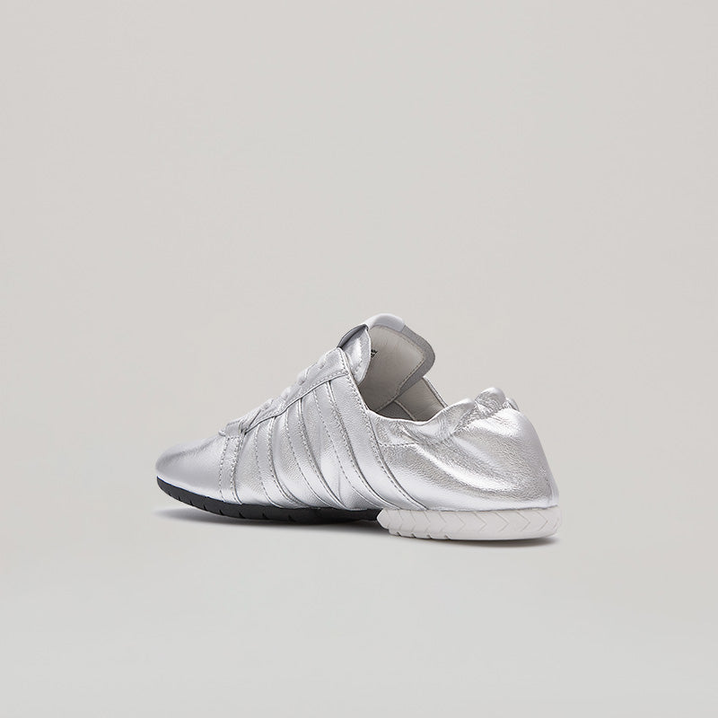 TYRES GLIDER LACED UP SNEAKER - SILVER/WHITE