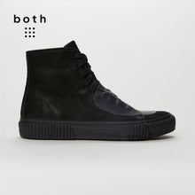  both-Rubber patch High-top-BLK