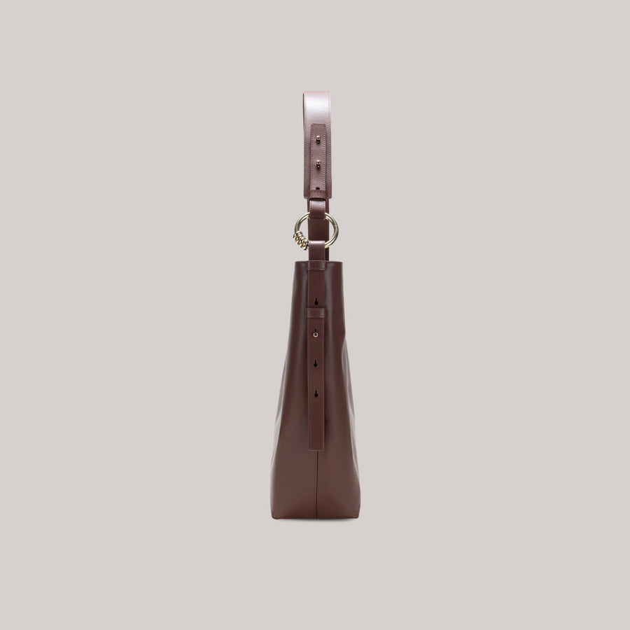 GAO TOTE BAG - BROWN/BROWN