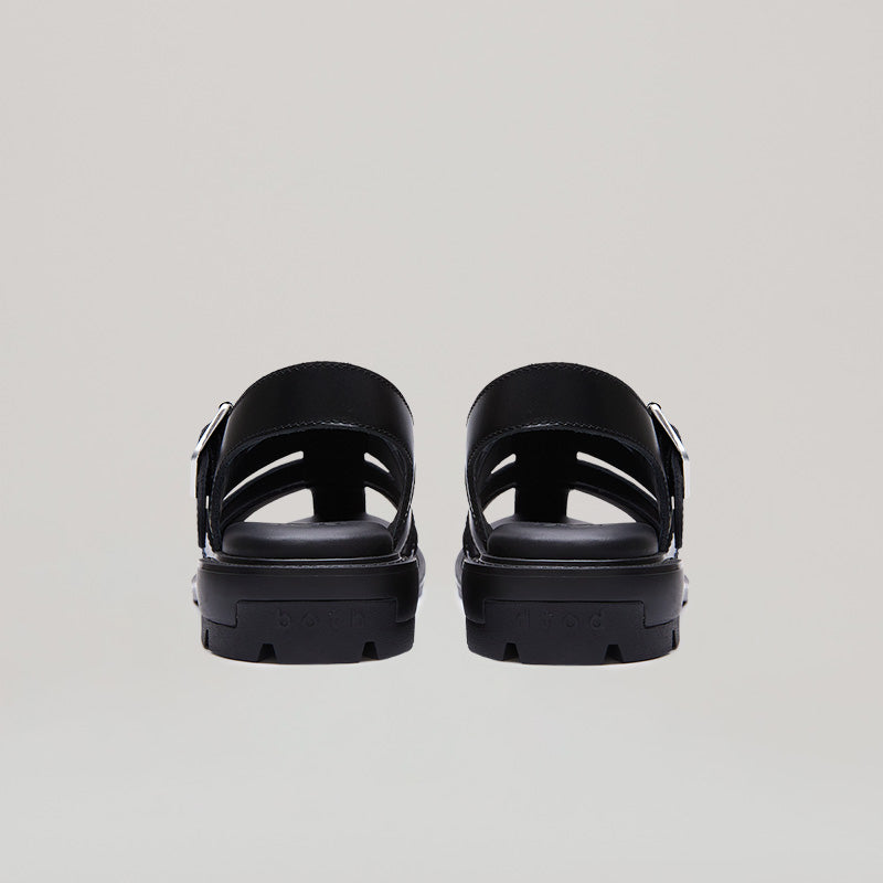 RE:RE FISHERMAN SANDALS - BLACK/BLACK