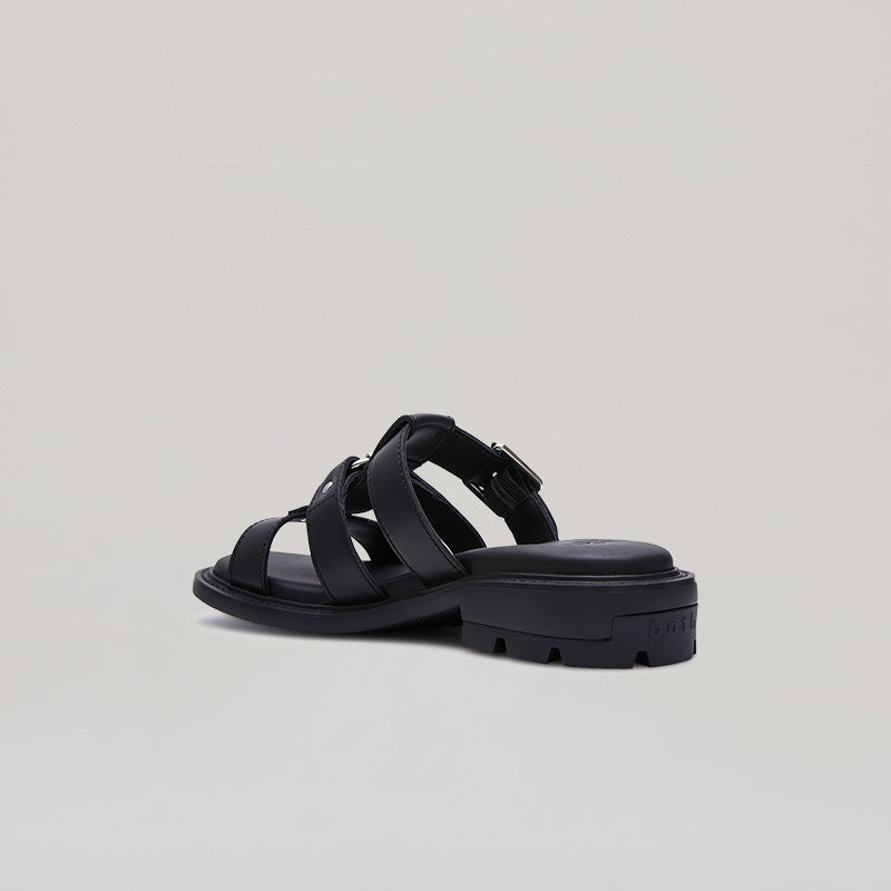 RE:RE SANDALS - BLACK/BLACK