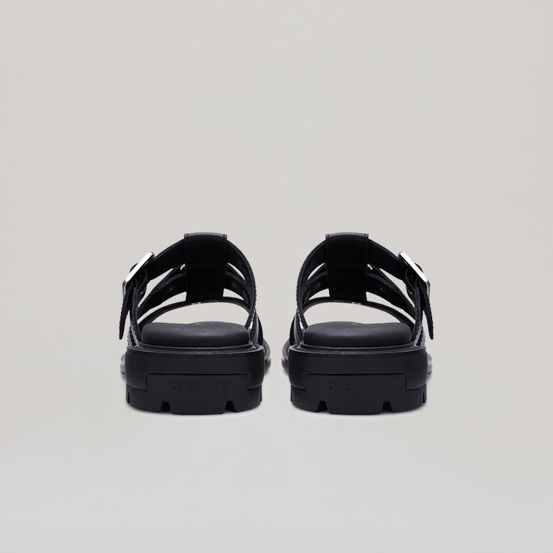 RE:RE SANDALS - BLACK/BLACK