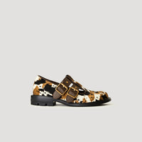 RE:RE MARYJANE - BROCKLED-COW-PRINT/BLACK