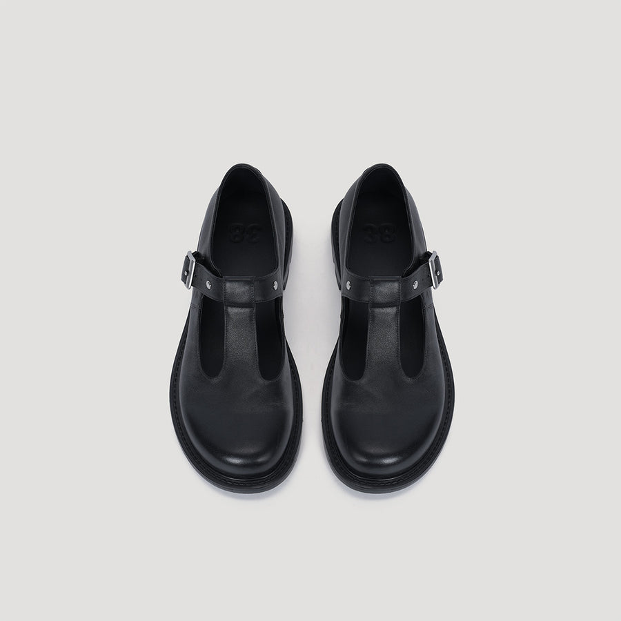 RE:RE T-BAR MARYJANE - BLACK/BLACK