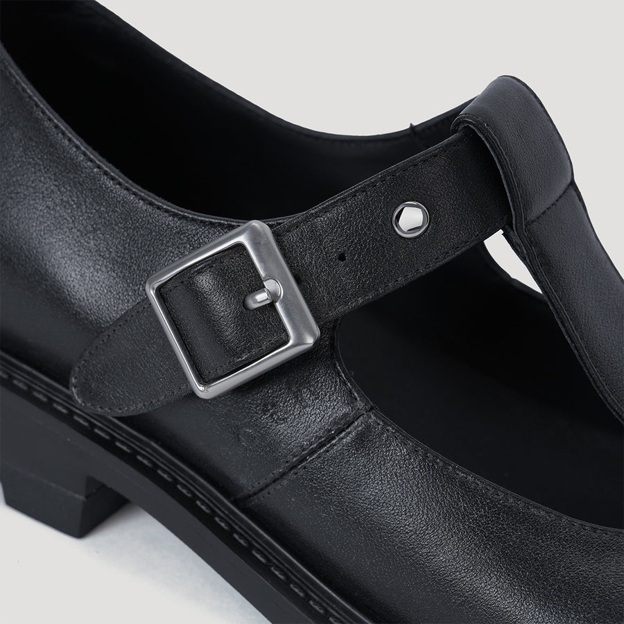 RE:RE T-BAR MARYJANE - BLACK/BLACK