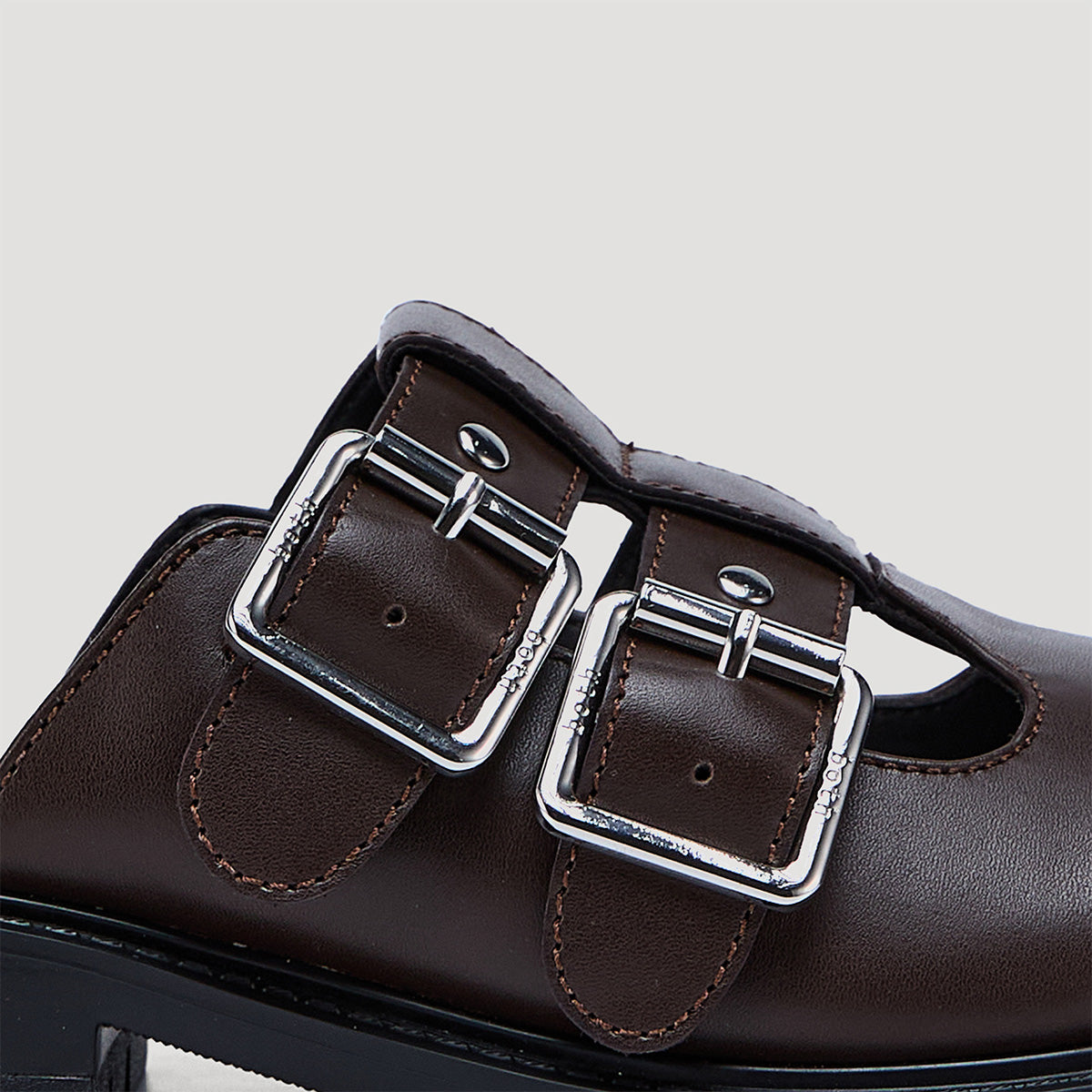both - RE:RE MARYJANE MULES-BROWN/BLACK – both paris