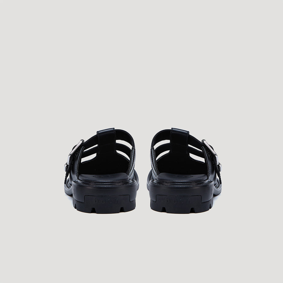 RE:RE MARYJANE MULES - BLACK/BLACK