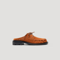 both - RE:RE LOAFER MULES-CHOCO-BROWN/BLACK