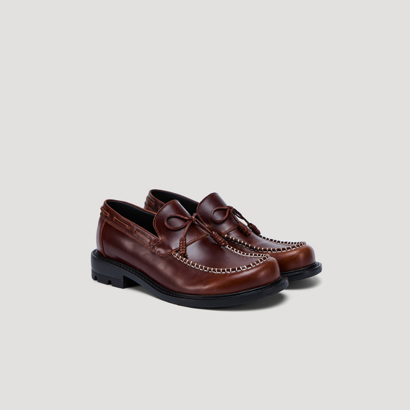 RE:RE BOOTIE LOAFER - AUBURN/BLACK