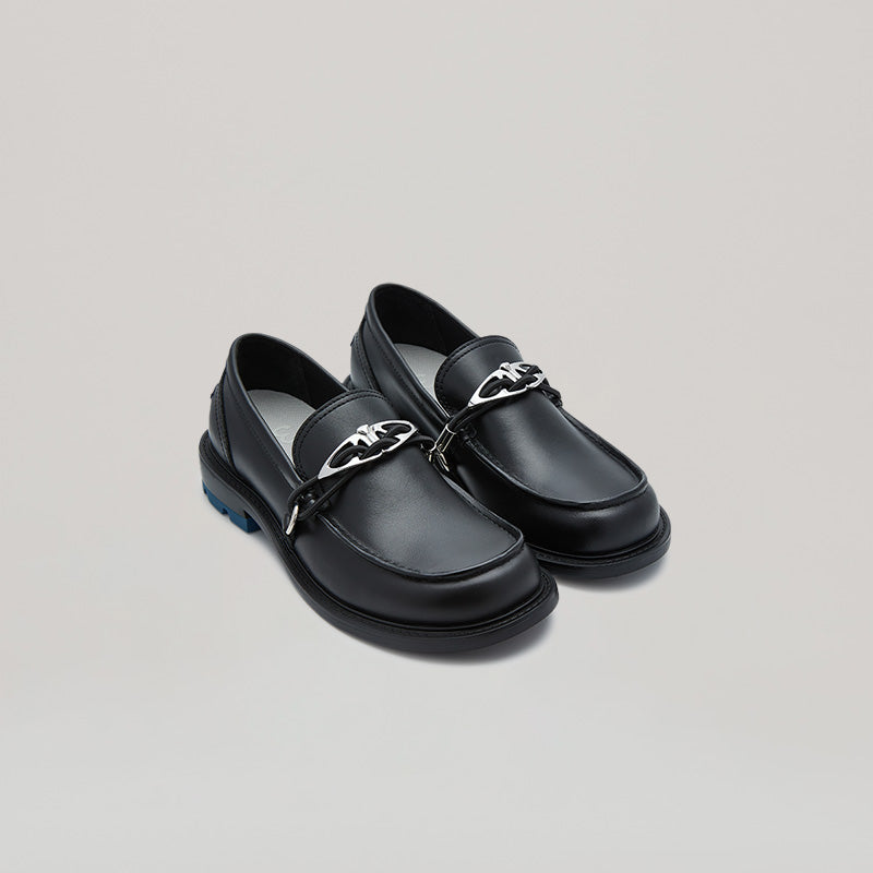 RE:RE MOCCASIN LOAFER - BLACK/BLUE