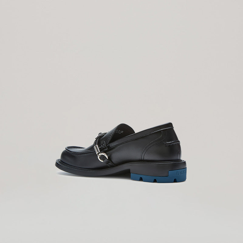 RE:RE MOCCASIN LOAFER - BLACK/BLUE