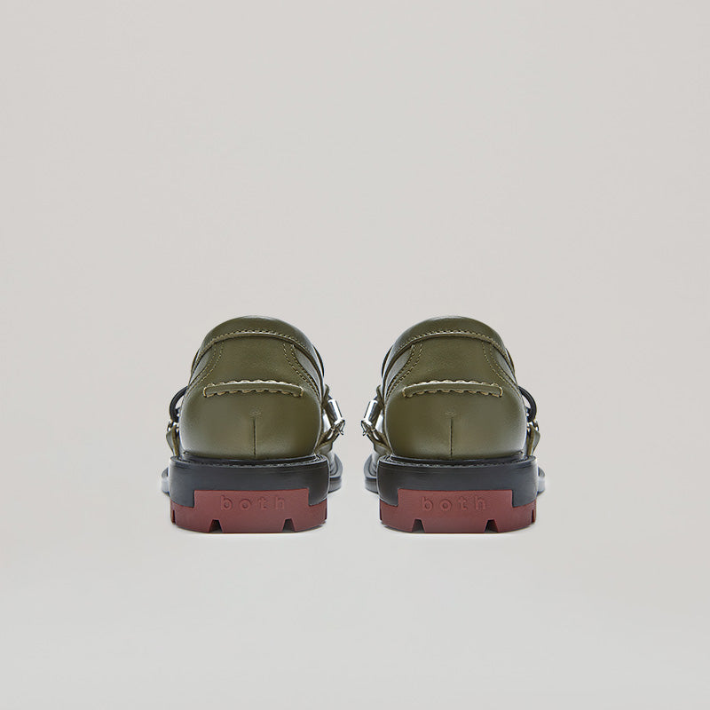 RE:RE MOCCASIN LOAFER - BROWN/GREY