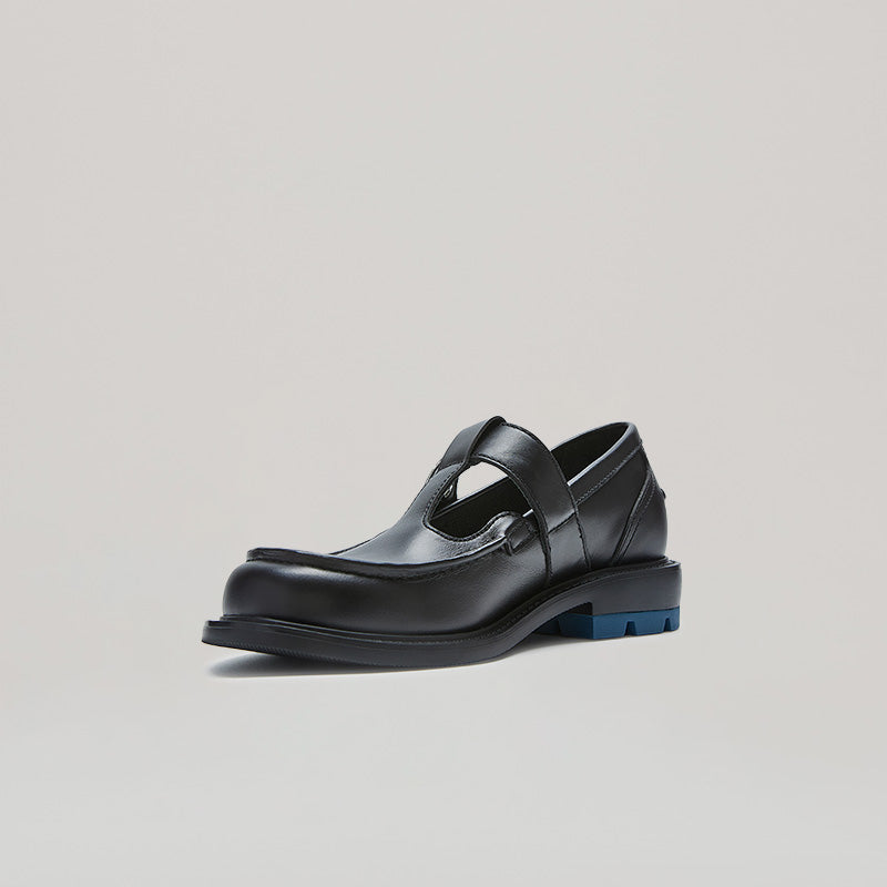 RE:RE T-BAR MARYJANE - BLACK/BLUE