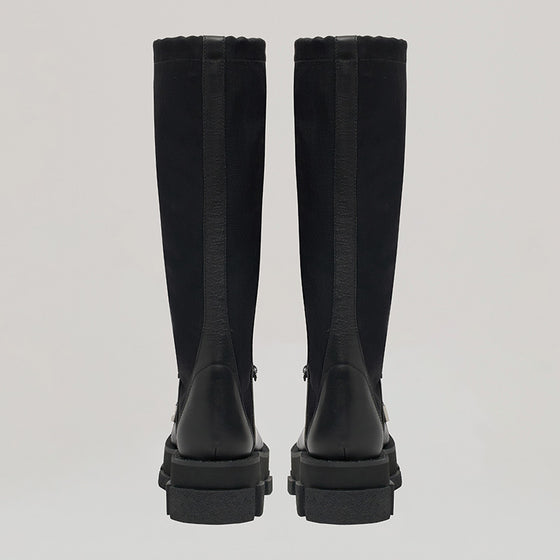 both x DION LEE-GAO PLATFORM OVER BOOT WITH LACING-BLACK