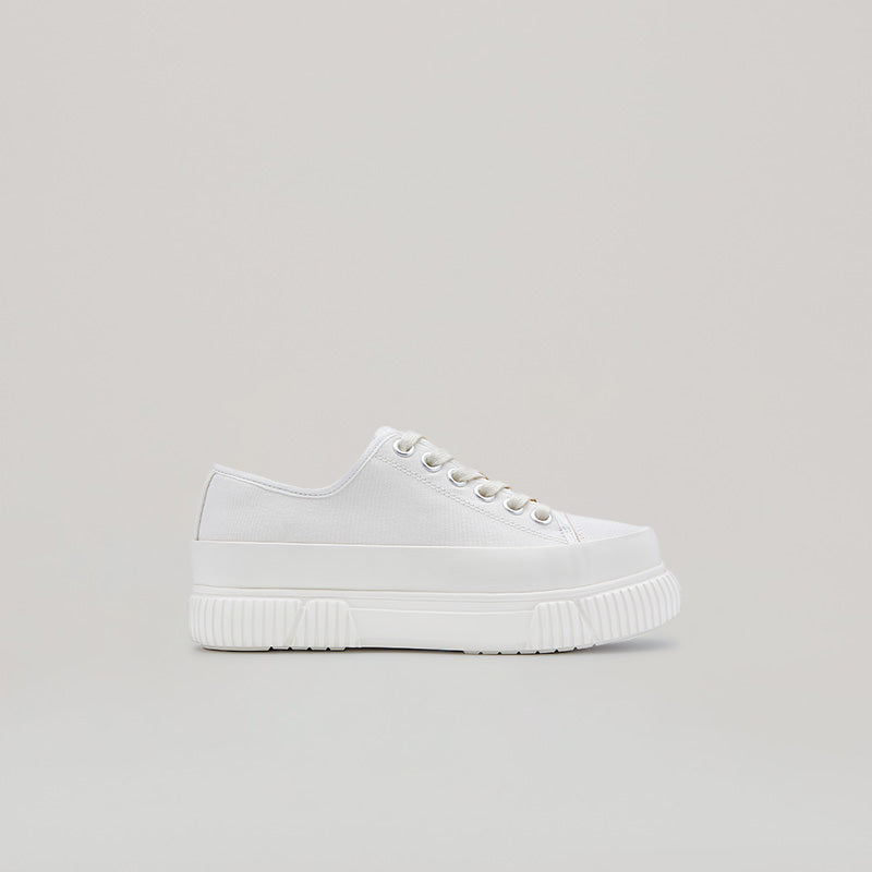 both - EVA PLATFORM sneakers white platform canvas shoes