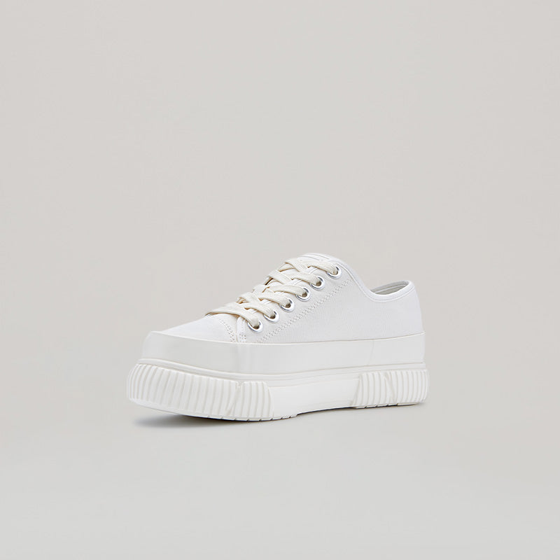 EVA PLATFORM SNEAKER - WHITE/WHITE