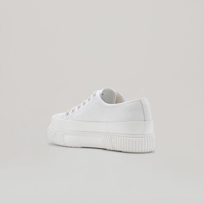 EVA PLATFORM SNEAKER - WHITE/WHITE