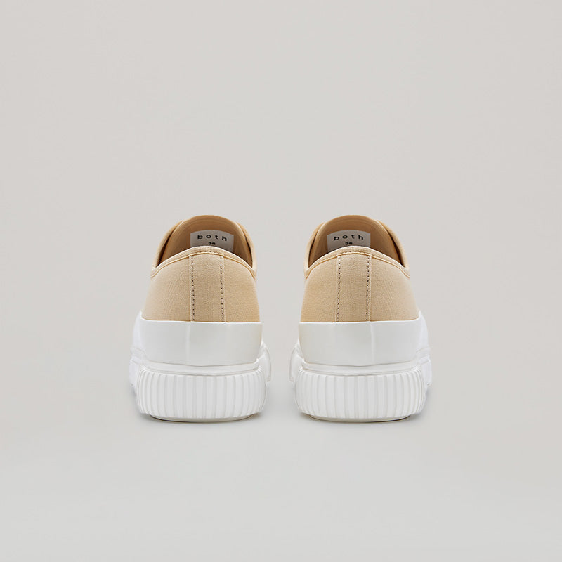 EVA PLATFORM SNEAKER - WHITE/BEIGE