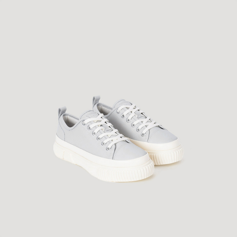 EVA PLATFORM SIGNATURE SNEAKER - LT-GREY/BEIGE