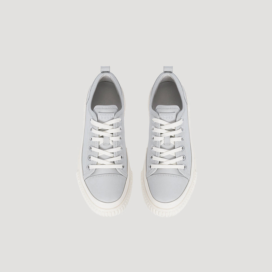 EVA PLATFORM SIGNATURE SNEAKER - LT-GREY/BEIGE