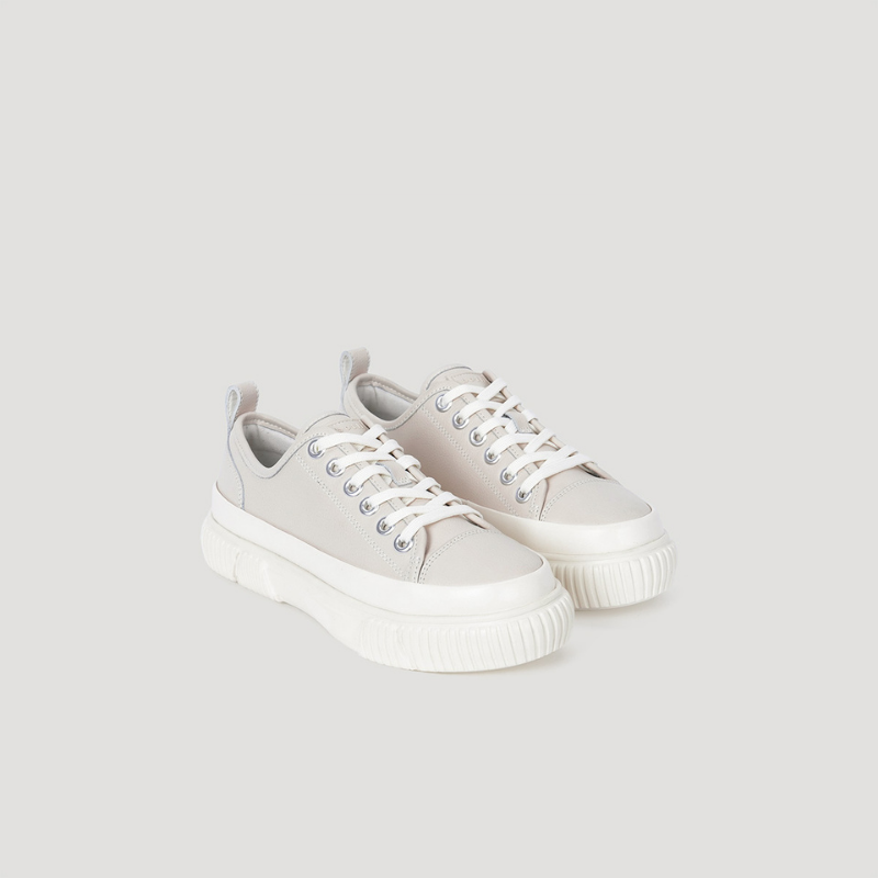 EVA PLATFORM SIGNATURE SNEAKER - BEIGE/BEIGE