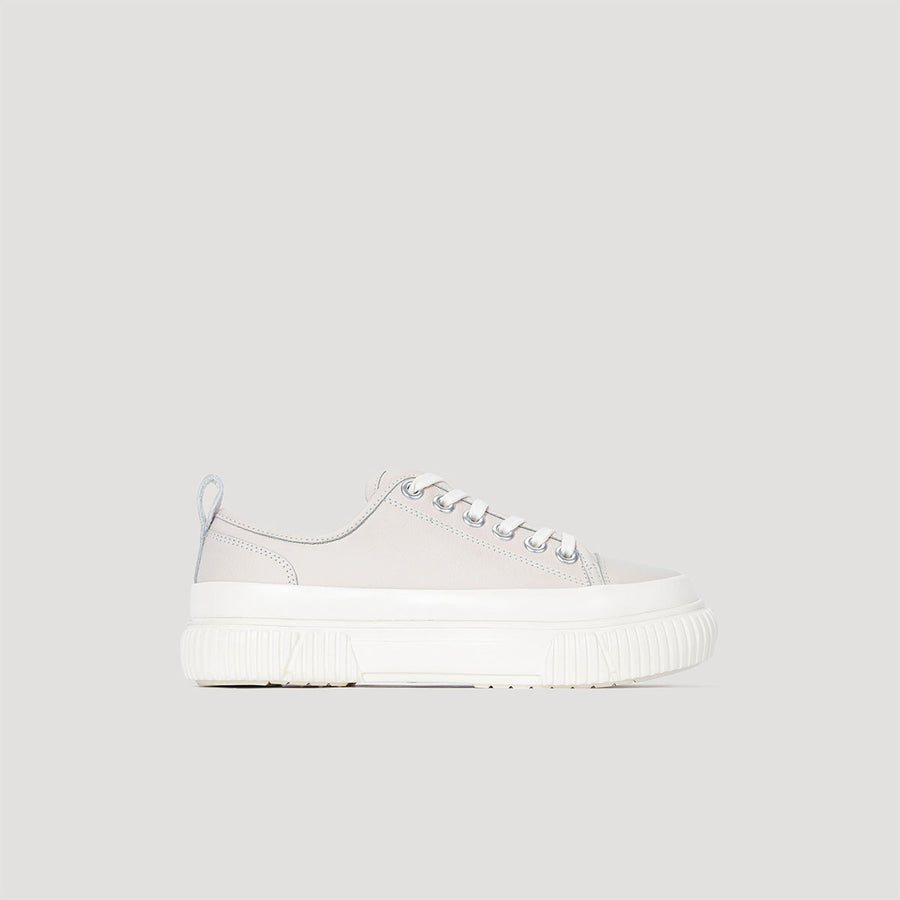 Beige EVA PLATFORM SIGNATURE SNEAKER with lightweight cushioned sole for all-day comfort and style