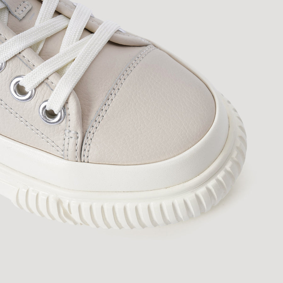 EVA PLATFORM SIGNATURE SNEAKER - BEIGE/BEIGE