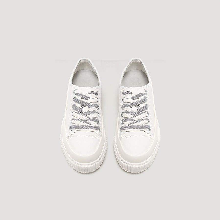 EVA PLATFORM CLASSIC SNEAKER - WHITE/WHITE